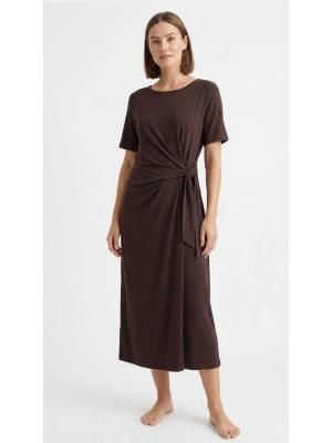 Сукня міді з драпіруванням на талії DKNY DD6CL973